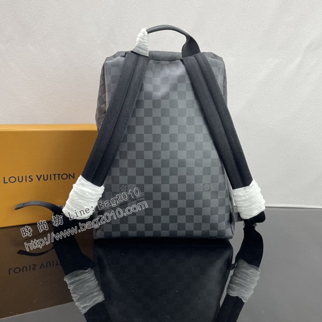 Lv路易威登2023專櫃新款Discovery小號雙肩包 LV男士棋盤格後背包 N40436 ydh5072